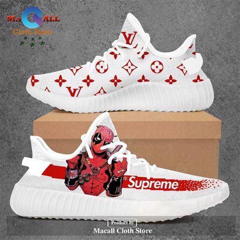 adidas yeezy supreme louis vuitton|deadpool yezzys.